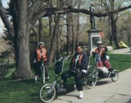 posing at the phl art museum