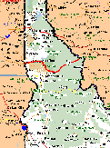 Idaho state map