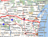 Wisconsin state map